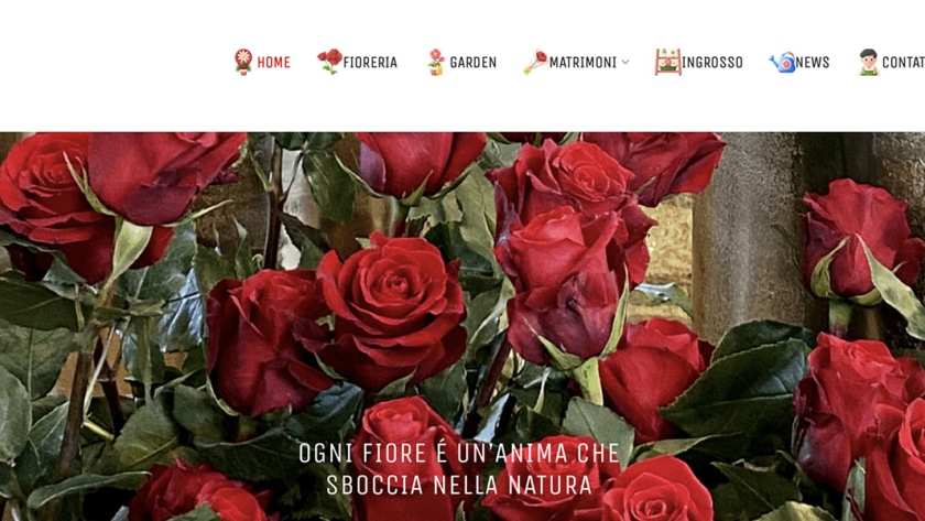 Sito Web Carollo Fiori 1