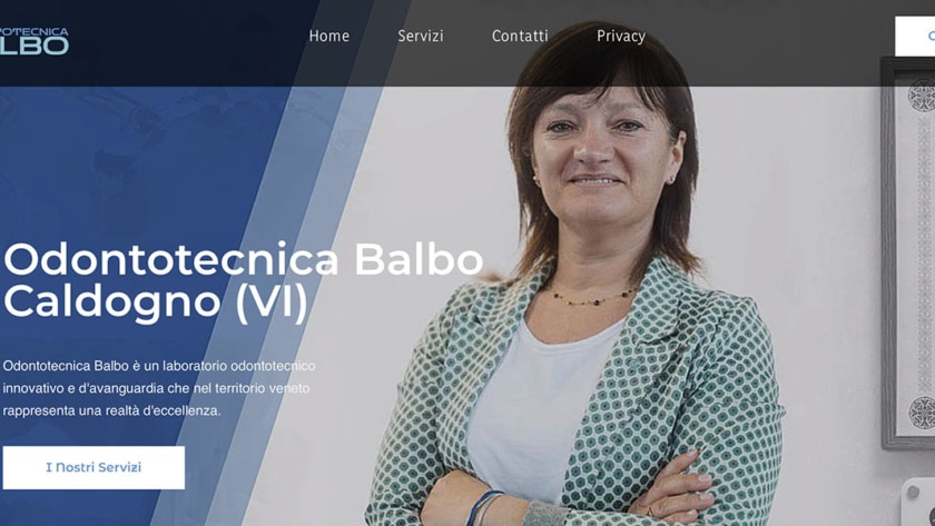 Sito Web Odontotecnica Balbo