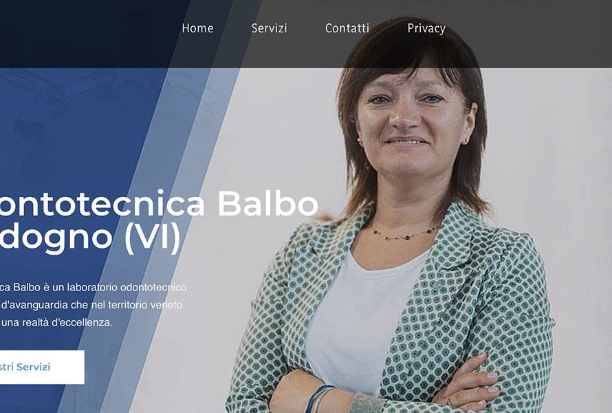 Sito Web Odontotecnica Balbo