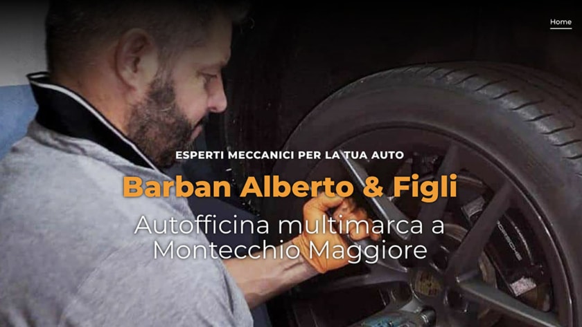 Sito Web Autofficina Barban